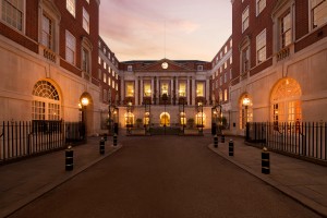 BMA House Courtyard at Dusk